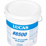 R.M. Lucas 8500 - Oxime White Natural Cure Silicone Sealant 1G lucas, RM Lucas, 8500-1, 8500, oxime, white, natural cure, silicon, sealant, 1 gallon, 