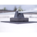 MIRO 1.5" Pillow Block Roof Pipe Support Stand - Supports Pipes up to 1.5" Inside Diameter & 1.9" Outside Diameter
