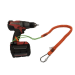 Malta Dynamics – C1006 Tool Lanyard, Shock Absorbing, 5 lb. Capacity, Carabiner & Loop Ends - MD-C1006