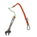 Malta Dynamics – C1006 Tool Lanyard, Shock Absorbing, 5 lb. Capacity, Carabiner & Loop Ends - MD-C1006