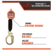 Malta Dynamics – C7203 Pygmy SRL, 11 ft Dyneema Web, Rebar Hook, Single Leg Fall Arrest Lanyard - MD-C7203