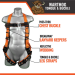 Malta Dynamics – WARTHOG® Harness, Tongue Buckle Legs, 1 D-Ring, Universal Fit - 