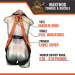 Malta Dynamics – WARTHOG® Harness, Tongue Buckle Legs, 1 D-Ring, Universal Fit - 