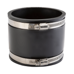 Marathon Drain - Straight Rubber Couplings, Flexible, PVC, Joiners, Black Straight Rubber Couplings, PVC Coupling, PVC Joiner, Coupling, Drain Couplings, Rubber Coupling, Rubber Joiner, BC1-2415, BC1-2420, BC1-2430, BC1-2435, BC1-2345