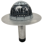 Marathon Roofing Products - Aluminator Pro - Retrofit Roof Drain Aluminator Pro retrofit roof drain, BALUM2CRPRO, BALUM3CRPRO, BALUM4CRPRO, BALUM5CRPRO, BALUM6CRPRO, coated dome, coated clamping ring, ProSeal rubber seal, aluminum drain