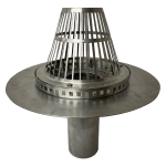 Marathon Roofing Products - Poseidon SS Retrofit Drain - with CI Ring and Dome Poseidon SS Retrofit Roof Drain, BSS3CI, BSS4CI, BSS5CI, BSS6CI, cast iron ring & dome, stainless steel body, ProSeal options, retrofit drain sizes 3-6 inch