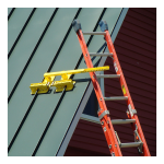 Metal Plus - Roofer’s Helper Bracket, 28" x 15" x 11" (standing seam metal roof fit), 404-2020  404-2020, The Roofers Helper Bracket, Metal Plus LLC bracket, standing seam roof bracket, compact roof bracket, roofer staging bracket, metal roof support bracket, lightweight roof bracket, adjustable metal roof bracket, roofing helper tool, non-penetrating roof clamp