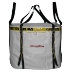 MonstaBag Debris Removal Dumpster Bag, 2000 lb Safe Load, Reusable MonstaBag, MB-S dumpster bag, reusable debris bag, dump-bottom bag, high load debris bag, construction dump bag, reusable bulk bag, polypropylene debris bag