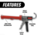 Newborn, #208D Octogun Drip-Free Caulk Gun – Integrated Tooling - 321-208D