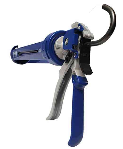 WORKPRO Sealant Caulking Gun-9:1 & 18:1 Thrust Ratio Adjustable, Anti-Dripping Regulating Silicone Gun, Manual Cartridge Rod Cradle, Smooth Round Rod For 10oz Caulk Tubes