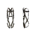 Super Anchor Safety P6001 - Pro-Series Fall Arrester Harness , Silver - P-6001-