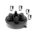 Portals Plus 29225, C212 Black Cap w/Clamps - POR-29225