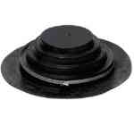 Portals Plus - Large Pipe Boot, 8"-12" Portals Plus, 42121, 42151, 42161, 43181, large pipe boot, black EPDM large boot, white EPDM large boot, black neoprene large boot, 8-12? pipe flashing, 6-12? pipe flashing, Snaplock clamp