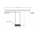 Portals Plus 68006, 66141 - 6 in. Alum Reroof Drain w/ Poly Dome - 
