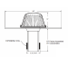 Portals Plus 65001, 65011, 65031, 65021 - ABS Reroof Drain w/ Poly Dome - 