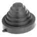 Portals Plus 23015, Alumi-Flash Extra Wide Base  w/126 Black Cap - POR-23015