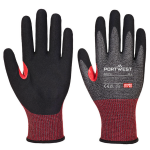 Portwest A673-CS Cut F18 Nitrile Glove A6 Black