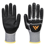 Portwest AP54 - Impact F13 Nitrile Waterproof Glove A6 Gray/Black