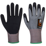 Portwest CT67-CT Cut F13 Nitrile Glove A6 Gray/Black