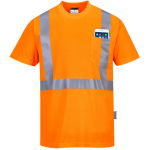 Portwest S190 - Hi-Vis Pocket T-Shirt, Orange