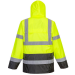 Portwest UH443 - Hi-Vis Contrast Rain Traffic Jacket Yellow/Black - 