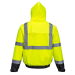 Portwest US364 - Hi-Vis 2-in-1 Contrast Bomber Jacket, Yellow/Black