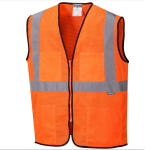 Portwest US380-O - Tampa Hi-Vis Band and Brace Vest - Orange