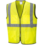 Portwest US380-Y - Tampa Hi-Vis Band and Brace Vest - Yellow