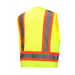 Pyramex RVZ2410 Safety Vest- Front Solid Polyester/Back Mesh Polyester - 