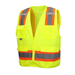Pyramex RVZ2410 Safety Vest- Front Solid Polyester/Back Mesh Polyester - 