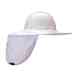 Pyramex Collapsible Hard Hat Brim with Neck Shade - HPSHADEC Series