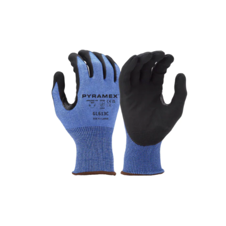 Pyramex GL613C 18 Gauge A4 Cut Microfoam Nitrile Gloves