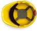 Pyramex HP14130 Cap Style, 4 Pt. Ratchet Suspension - Yellow - 348-HP14130