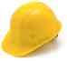 Pyramex HP14130 Cap Style, 4 Pt. Ratchet Suspension - Yellow