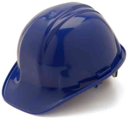 Pyramex HP14160 Cap Style, 4 Pt. Ratchet Suspension - Blue