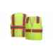 Pyramex Hi-Viz All Mesh Safety Vest with Contrasting Reflective Tape, Lime, XL - 345-RVZ2310XL