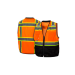Pyramex RVZ44B Series Hi-Vis Vest - Black Bottom - 
