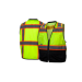 Pyramex RVZ44B Series Hi-Vis Vest - Black Bottom - 