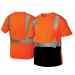 Pyramex Short Sleeve Shirt with Reflective Tape and Black Bottom - RTS21B Series - 