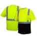 Pyramex Short Sleeve Shirt with Reflective Tape and Black Bottom - RTS21B Series - 