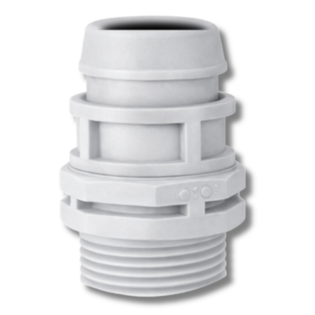 Quick Connect Fitting, Gray, Male – For 15 Gallon Adhesive Drums