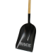 RACE - #2 Steel Scoop with 5' Premium Northern Ash Handle, Long - 143-SCOOP-ST-LW2-I