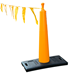 RACE Roofing Warning Line System, 30 lb. Base & Cone - RACE-WL-OSHA
