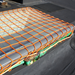 RACE - Safety Orange Skylight Nets with Green Web Strap and Ratchet, Portable - 