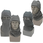 Radians RWL26 3-IN-1 Two-Piece Balaclava, Face Cover Face mask, Balaclava, Beanie, Gaiter, Neck gaiter, 