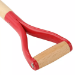 Razor-Back 2594300 Square Point Shovel with Tab Socket and Forward Turned Step, Wood Handle and D-Grip - 145-2594300