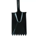 Razor-Back 46142 Short D-Handle Roofing Shovel Shingle Remover, Spade w/ Serrated Edge & Fulcrum - 145-46142