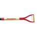 Ames Razor-Back 50139 #2 Eastern Pattern Steel Scoop with Wood Handle and Steel D-grip - 145-50139