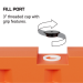 Remcon - Standard GuardSafe 42" Water-Filled Safety Barricade - REM-GS42-STANDARD