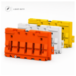 Remcon - Light-duty GuardSafe 42" Water-Filled Safety Barricade Remcon GuardSafe 42, GS42 barricade, water filled barrier, traffic barricade, construction barrier, longitudinal channelizing device, jobsite barrier, plastic safety barrier, REM-GS42-LIGHT-O, REM-GS42-LIGHT-Y, REM-GS42-LIGHT-N